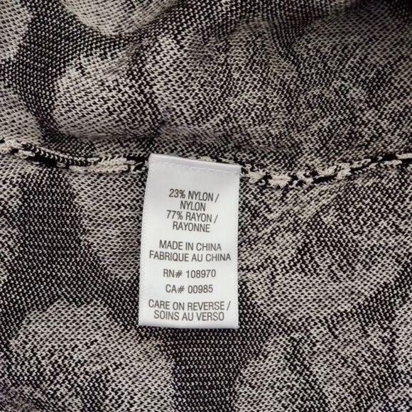 ZAC Zac Posen Floral Sleeveless Fitted Stretchy Knit Dress Women's Size Small - Picture 6 of 7